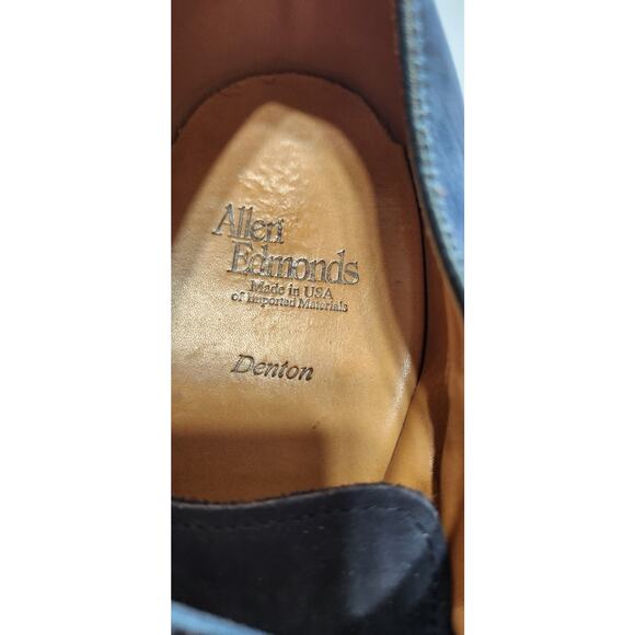 Allen Edmonds 3985 Denton Gray Suede Split Toe Oxfords Dress Shoes 10D main image 8